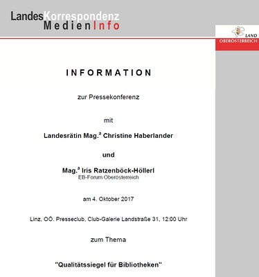 Q-Bib Pressekonferenz