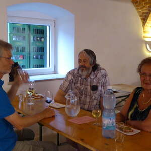 Wein und Fisch