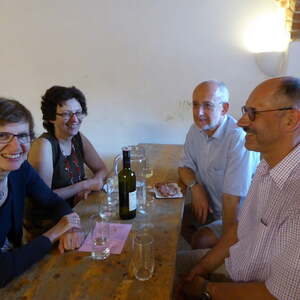 Wein und Fisch