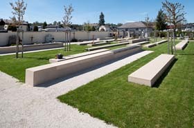Vöcklamarkt: Erweiterung des Urnenfriedhofes 