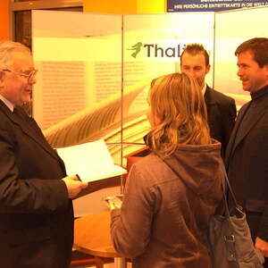 Buchpräsentation mit Signierstunde bei Thalia (2005)