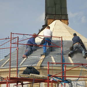 Renovierung Dach Doblkapelle / 2. Tag