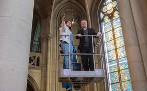 Restaurierung im Mariendom 
