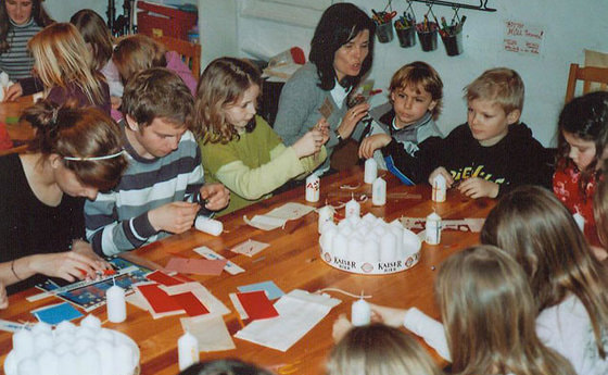 Osterkerzen basteln