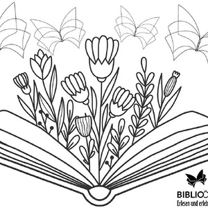 Ausmalbilder für Ihre Bibliothek